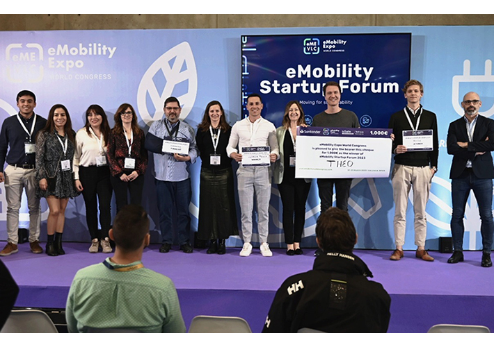 Foto Una energética de nueva generación, patinetes eléctricos reacondicionados, un triciclo semiautónomo y una solución de IA, premiados en el eMobility Startup Forum.